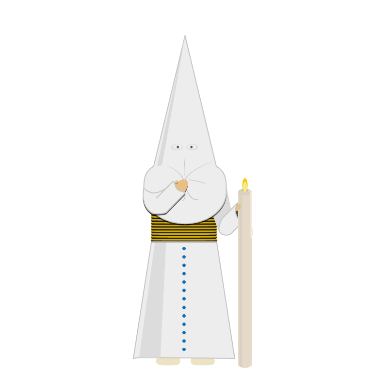 La Candelaria. Túnica de Nazareno