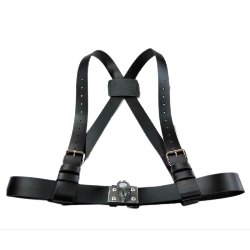 Porta estandarte cuero de tirantes con alcayata redonda 262