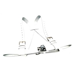 Porta estandarte cuero de tirantes con alcayata redonda 262