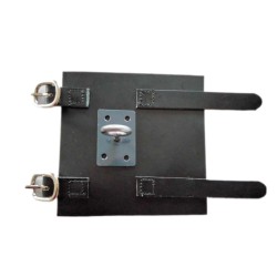 Pieza de cuero con alcayata redonda para porta estandarte 263