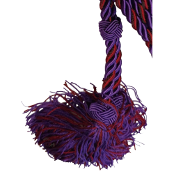 Jesús Caído y Rescatado (San Pablo) . Cíngulo Nazareno Granate y Morado