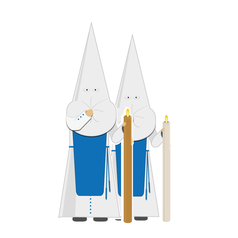 Los Negritos. Túnica de Nazareno