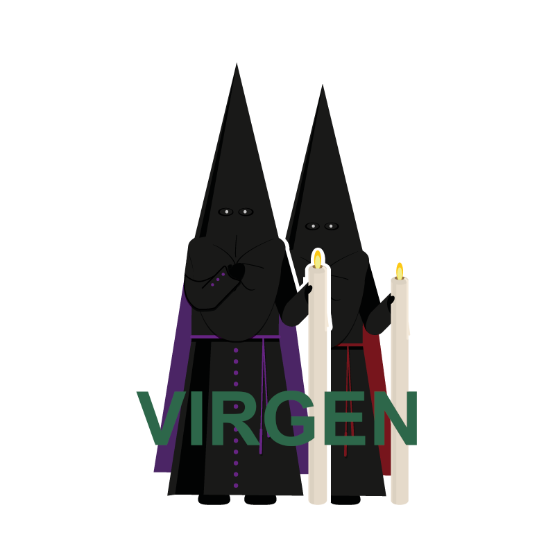 Los Panaderos. VIRGEN. Túnica de Nazareno